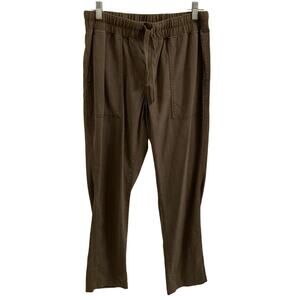 Roots Cotton Lyocell Blend Joggers - Dark Olive Green Size M